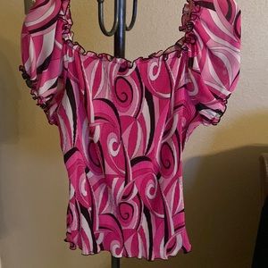 Beautiful size large shirt.  In great condition.  Selling since I lost weight.